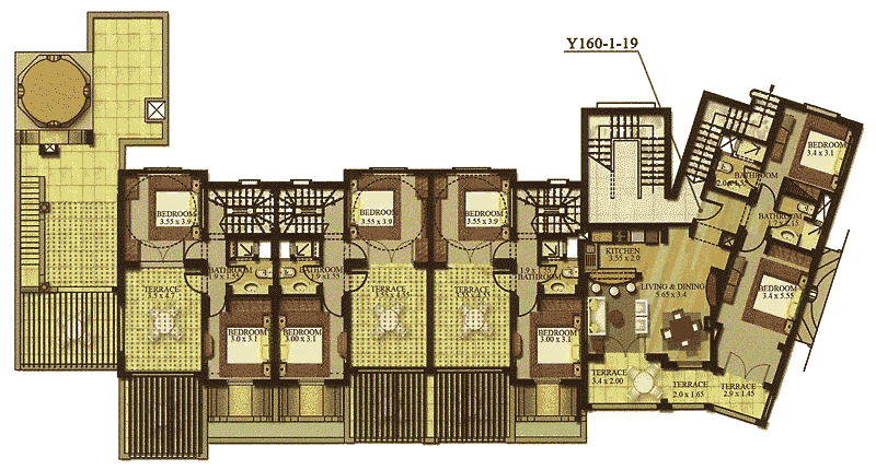 Apartments A 1. Etage